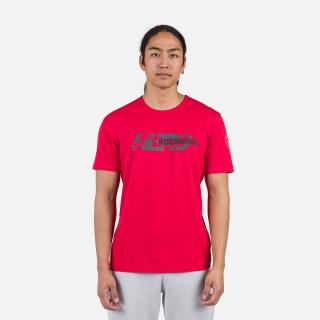 Tricou barbati Rossignol NEW HERO GRAPHIC Sports red