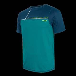 Tricou barbati Trangoworld PRATO - Quetzal green