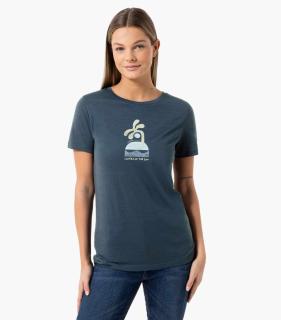 Tricou dama merino SN-SUPERNATURAL - W SEA LA VIE - Blueberry Various