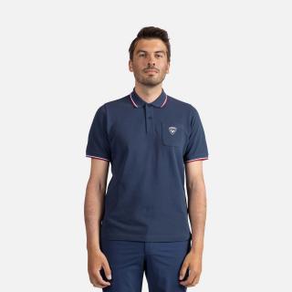 Tricou polo barbati Rossignol PRESSET POCKET - Dark navy