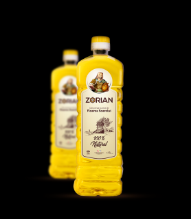 Ulei de floarea soarelui presat la rece 1L