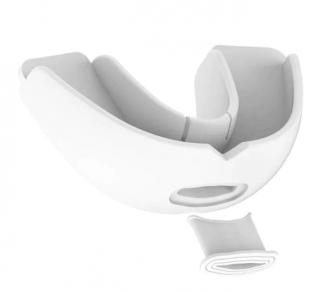 Gutiera bruxism, ADM, Good Sleep, din silicon, antisforait, alba