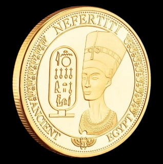 Moneda pentru colectionari, GMO, Egypt Gods, Nefertiti