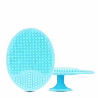 Pernuta din Silicon pentru Exfoliere si Curatare Piele ,   Face Scrubber, Verde