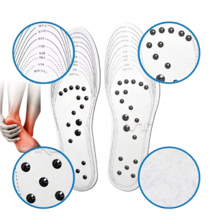 Set 2 branturi magnetice pentru masaj limfatic si stimularea circulatiei, CRM, suport incaltaminte, nr 35 45, unisex