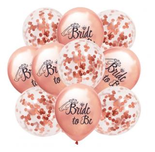 Set de 10 baloane cu tematica, EVNC, Bride to be
