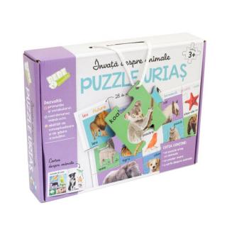 Invata despre animale. Puzzle urias