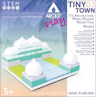 Kit constructie arhitectura - Tiny Town 3 Palace, 40 piece Architectural Model Kit