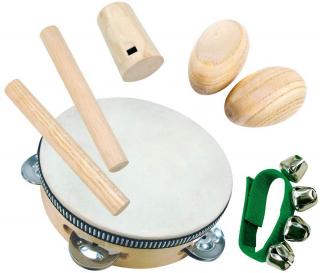 Set mini orchestra din lemn - Bino Mertens (86550)