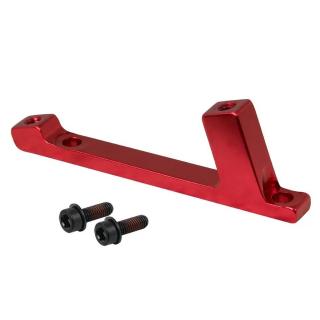 Adaptor montaj etrier fata FORCE postmount, pentru disc 180 mm, rosu