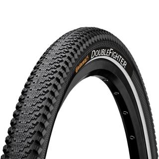 Anvelopa pe sarma 27.5x2.0 CONTINENTAL DoubleFighter III (50-584), negru reflex