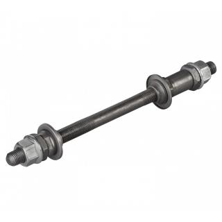Ax butuc spate FORCE cu piulita, otel, lungime 175 mm, negru