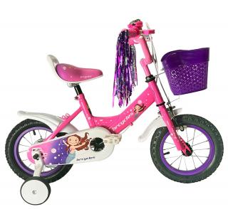 Bicicleta copii 12   BR Jasmine, roz, varsta 2-4 ani