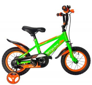 Bicicleta copii 12   BR Jasper, verde portocaliu, varsta 2-4 ani
