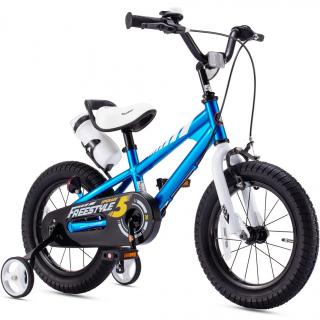 Bicicleta copii 12   ROYAL BABY Freestyle, albastru, varsta 2-4 ani