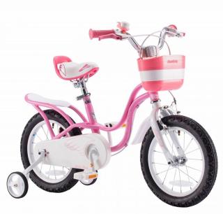 Bicicleta copii 12   ROYAL BABY Little Swan, roz, varsta 2-4 ani