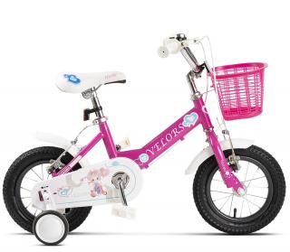 Bicicleta copii 12   VELORS Girl V1202 fucsia, varsta 2-4 ani