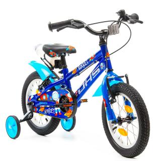 Bicicleta copii 14   DHS Rocket, albastru, varsta 3-5 ani