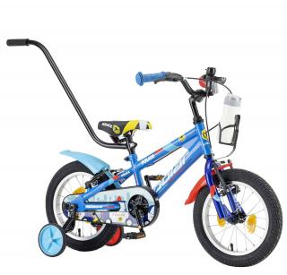 Bicicleta copii 14   POLAR Junior Police, albastru, varsta 3-5 ani