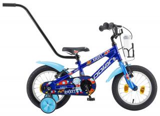 Bicicleta copii 14   POLAR Junior Rocket, albastru, varsta 3-5 ani