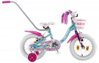 Bicicleta copii 14   POLAR Junior Unicorn, bleu roz, varsta 3-5 ani