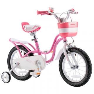 Bicicleta copii 14   ROYAL BABY Little Swan, roz, varsta 3-5 ani