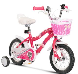 Bicicleta copii 14   VELORS Pony V1404, fucsia, varsta 3-5 ani