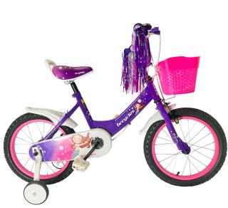 Bicicleta copii 16   BR Jasmine, mov, varsta 4-6 ani