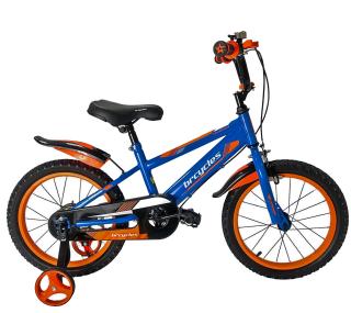 Bicicleta copii 16   BR Jasper, albastru portocaliu, varsta 4-6 ani