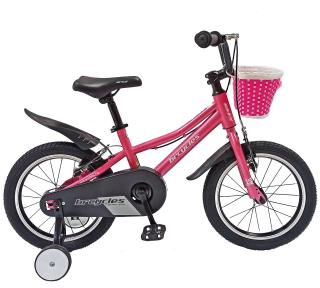 Bicicleta copii 16   BR Kids Sports, roz, varsta 4-6 ani