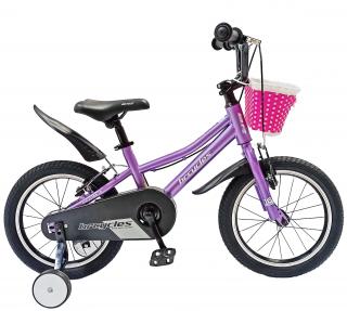 Bicicleta copii 16   BR Kids Sports, violet, varsta 4-6 ani