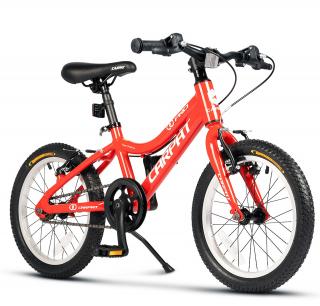 Bicicleta copii 16   CARPAT Pro 16208C, cadru aluminiu, rosu, varsta 4-6 ani