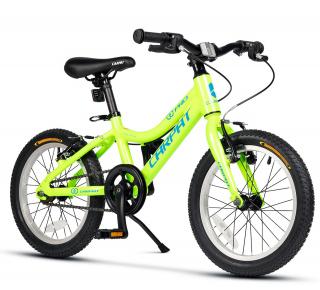 Bicicleta copii 16   CARPAT Pro 16208C, cadru aluminiu, verde fluo, varsta 4-6 ani