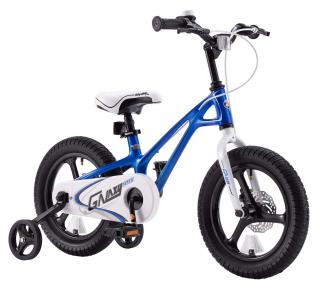 Bicicleta copii 16   ROYAL BABY ChipMunk Galaxy, cadru si roti magneziu, frane disc, albastru, varsta 4-6 ani