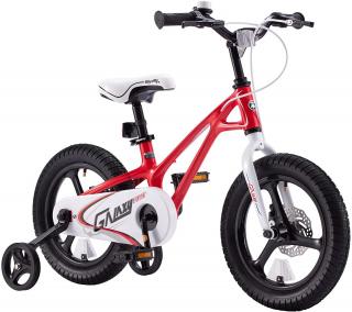 Bicicleta copii 16   ROYAL BABY ChipMunk Galaxy, cadru si roti magneziu, frane disc, rosu, varsta 4-6 ani