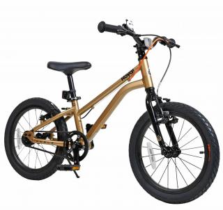 Bicicleta copii 16   ROYAL BABY Kable-EZ, cadru aluminiu, auriu, varsta 4-6 ani