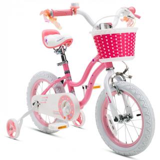 Bicicleta copii 16   ROYAL BABY Star Girl, roz, varsta 4-6 ani