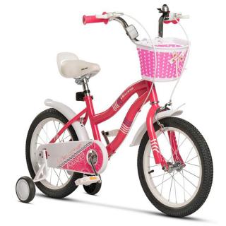 Bicicleta copii 16   VELORS Pony V1604B, fucsia, varsta 4-6 ani