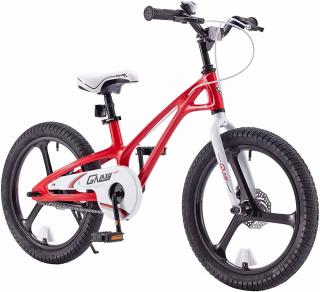 Bicicleta copii 18   ROYAL BABY ChipMunk Galaxy, cadru si roti magneziu, frane disc, rosu, varsta 5-7 ani