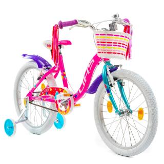 Bicicleta copii 20   DHS Junior Icecream, roz mov, varsta 7-10 ani