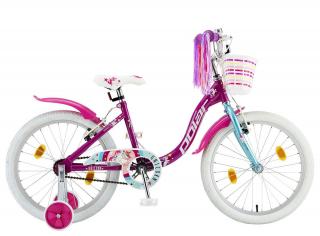 Bicicleta copii 20   POLAR Junior Unicorn, roz, varsta 7-10 ani