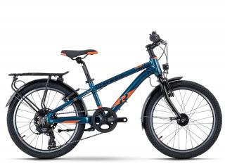 Bicicleta copii 20   RAYMON TwoRay 1.5 Street, cadru aluminiu 10.6  , manete revoshift, frane V-Brake, 7 viteze, albastru