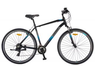 Bicicleta cross-fitness 28   POLAR Forester Comp, cadru aluminiu 18.5  , manete secventiale, frane V-Brake, 24 viteze, negru albastru