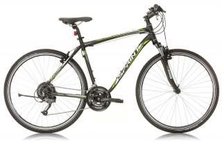 Bicicleta cross-fitness 28   SPRINT Sintero Man, cadru aluminiu 20.5  , frane V-Brake, 24 viteze, negru mat