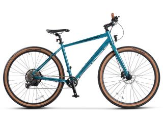 Bicicleta cross-fitness CARPAT Pro C29271H, cadru aluminiu 18  , frane hidraulice,11 viteze, turcoaz