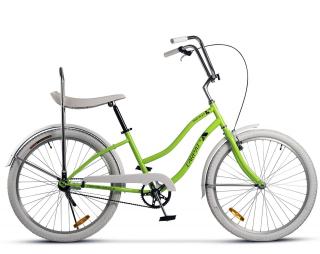 Bicicleta Cruiser 26   CARPAT Liberta, cadru otel 21  , frane V-Brake torpedo, single speed, verde