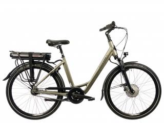 Bicicleta electrica City 26   CORWIN 26326, cadru aluminiu 18  , frane hidraulice, 7 viteze, gri