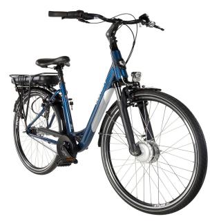 Bicicleta electrica City 28   CORWIN 28122, cadru aluminiu 19  , frane V-Brake torpedo, 7 viteze, albastru