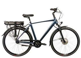 Bicicleta electrica City 28   CORWIN 28327, cadru aluminiu 21  , frane hidraulice, 7 viteze, gri lucios