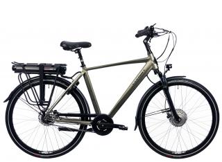 Bicicleta electrica City 28   CORWIN 28327, cadru aluminiu 21  , frane hidraulice, 7 viteze, gri